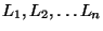 $L_1, L_2, \dots L_n$