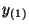 $y_{(1)}$