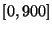 $[0,900]$