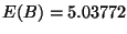 $E(B) = 5.03772$